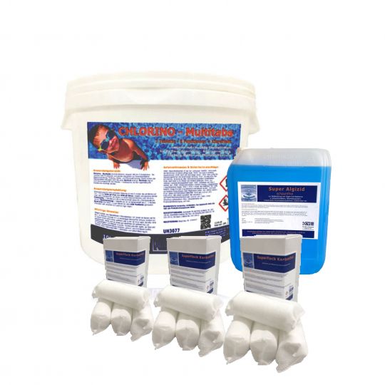Angebot: Chlorino Multitabs + Algizid + Flockmittel