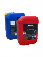 1 x 20L Chlor flüssig und 1 x 20L pH Minus